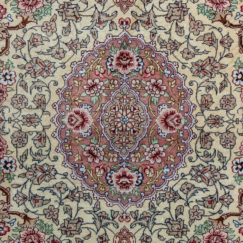 Persisk matta - Ghom - 77 x 55 cm - beige
