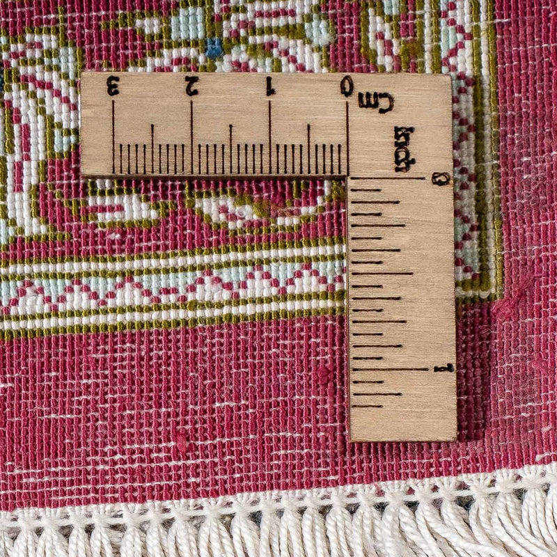 Persisk matta - Ghom - 78 x 60 cm - mörkröd