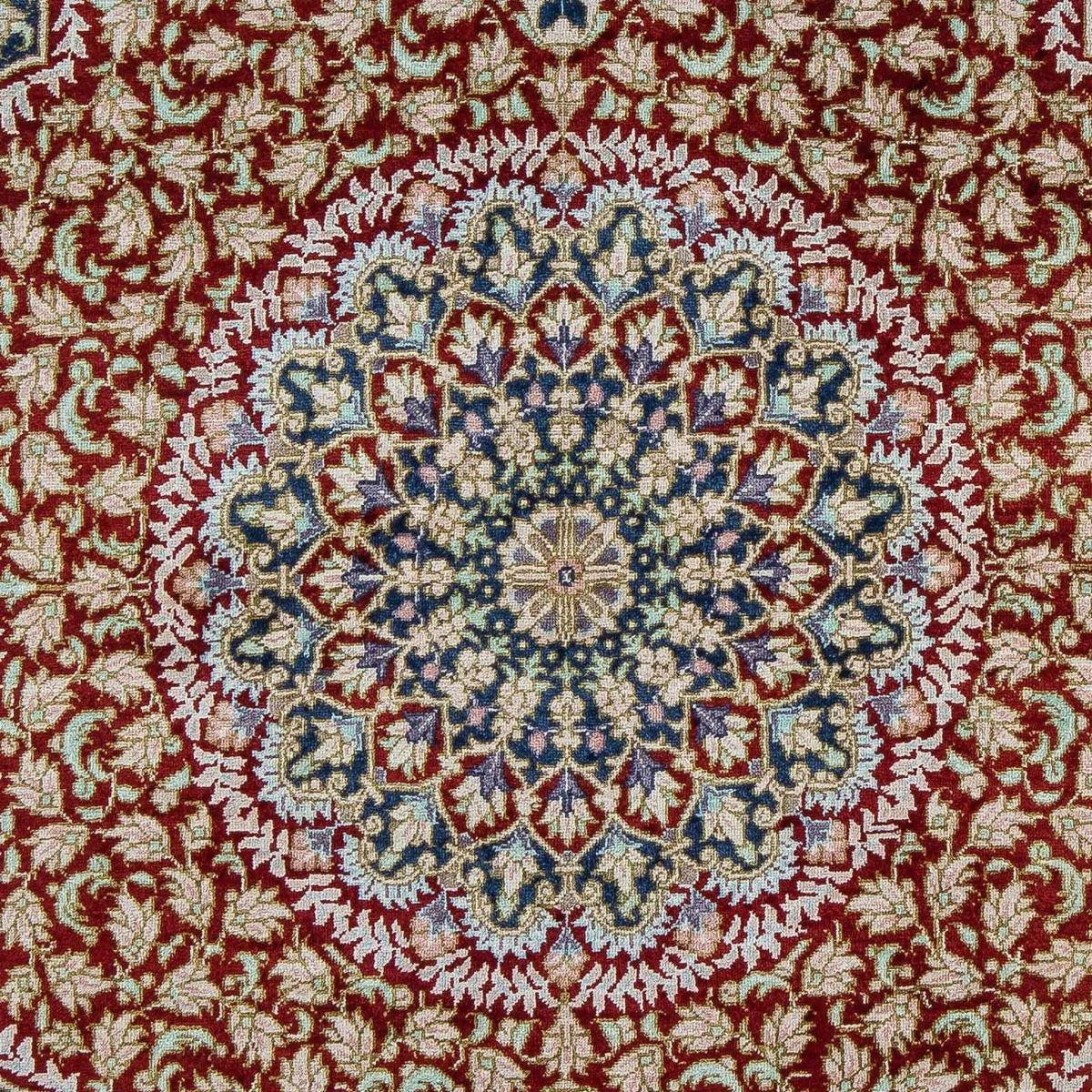 Persisk matta - Ghom - 83 x 53 cm - mörkblå