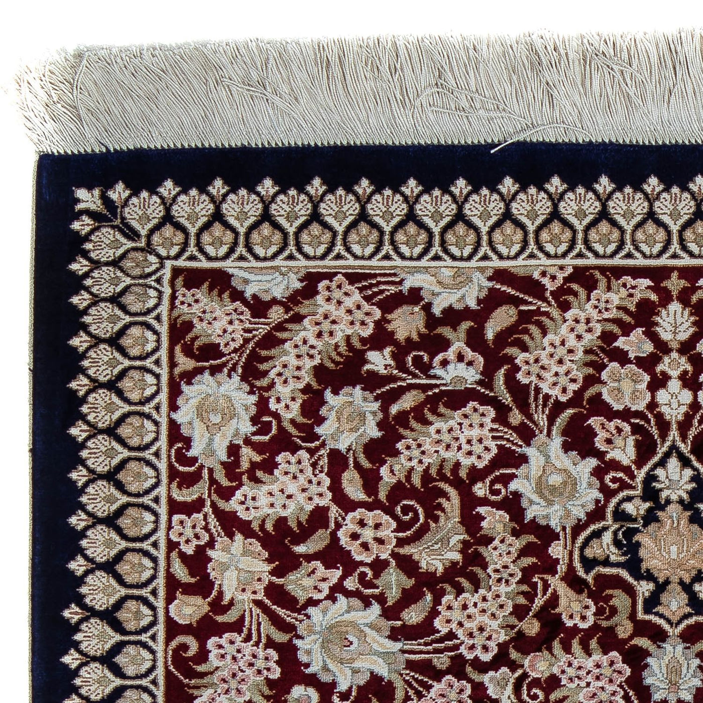 Qom Mattan 85x58cm - Persisk matta