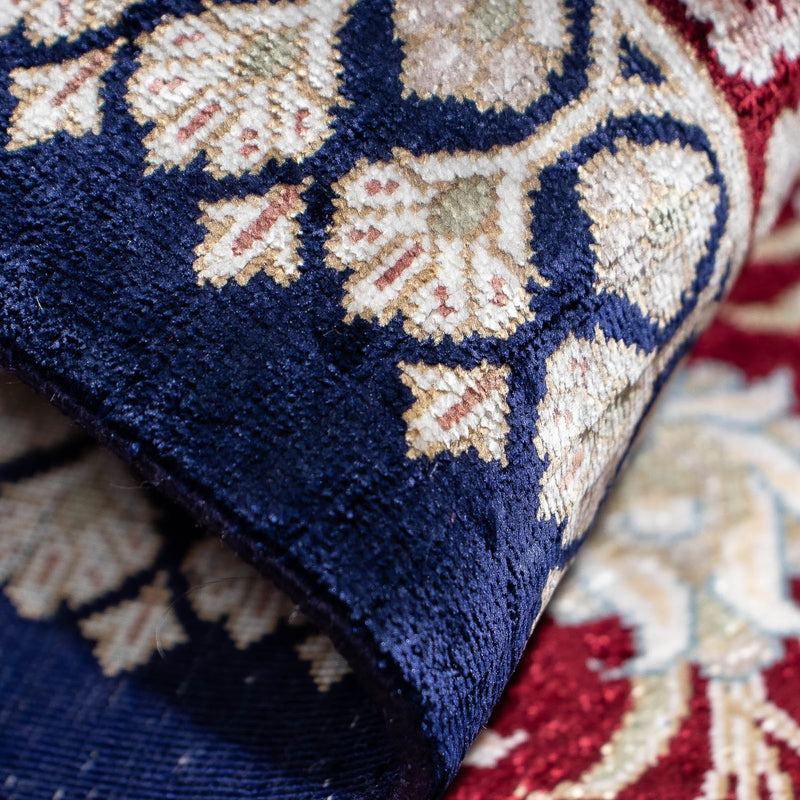 Persisk matta - Ghom - 85 x 58 cm - mörkblå