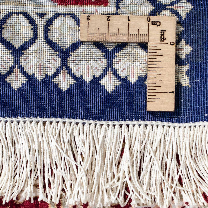 Persisk matta - Ghom - 85 x 58 cm - mörkblå