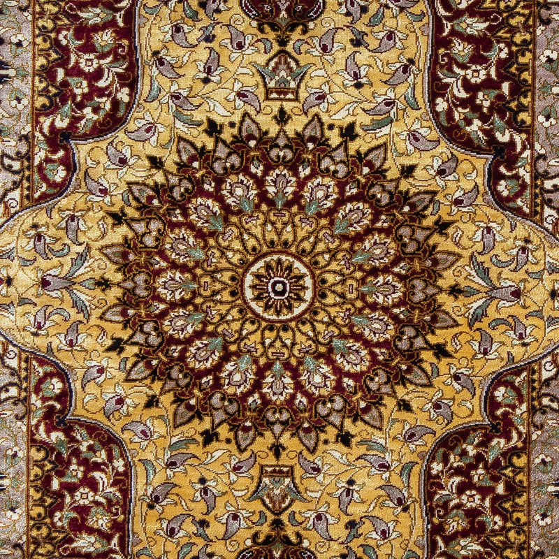 Persisk matta - Ghom - 87 x 59 cm - mörkblå