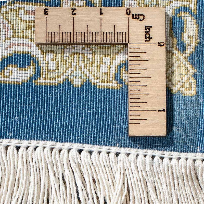 Persisk matta - Ghom - 92 x 61 cm - mörkblå