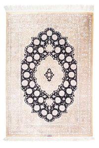 Persisk matta - Ghom - 113 x 77 cm - beige