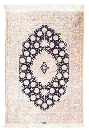 Persisk matta - Ghom - 113 x 77 cm - beige