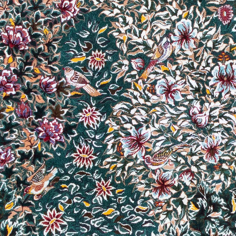 Persisk matta - Ghom - 120 x 78 cm - mörkröd