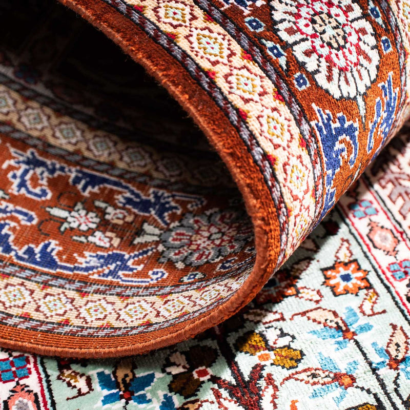 Persisk matta - Ghom - 122 x 77 cm - flerfärgad