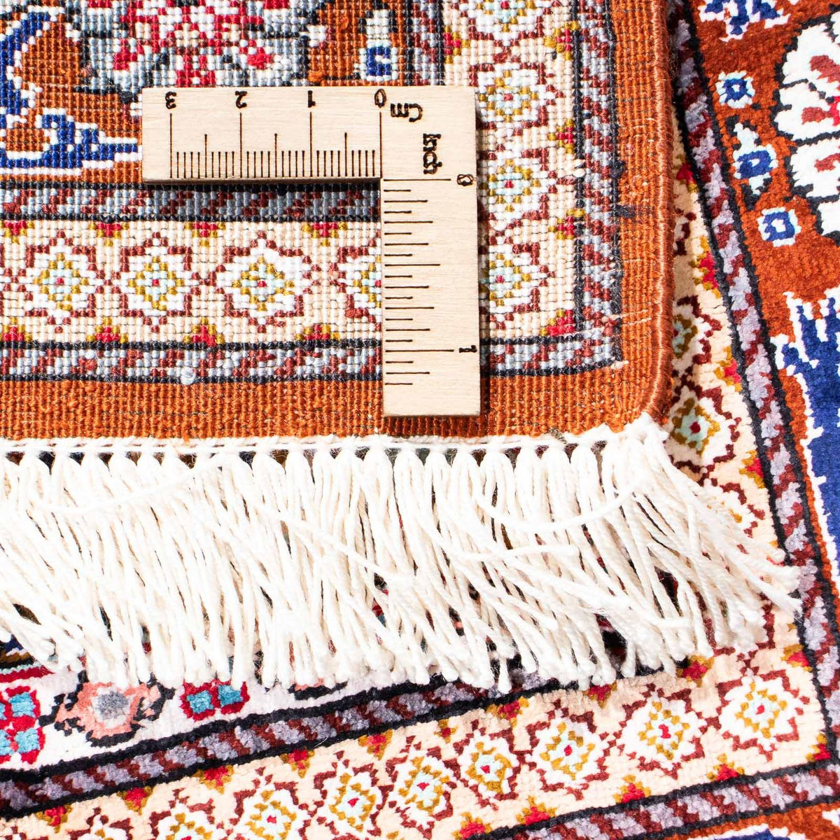 Persisk matta - Ghom - 122 x 77 cm - flerfärgad