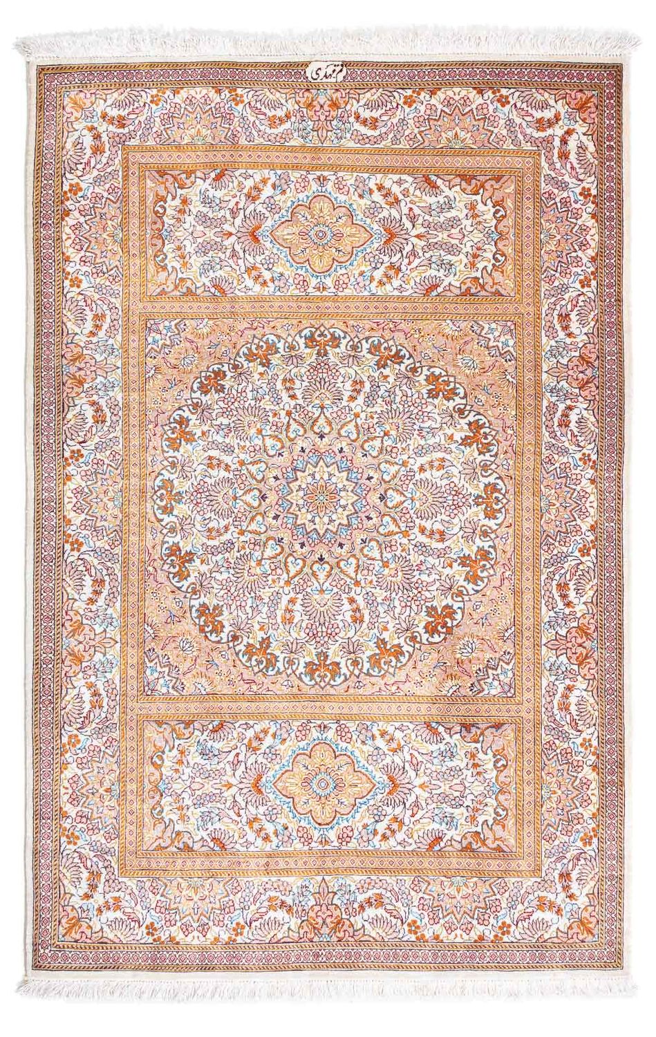 Persisk matta - Ghom - 122 x 78 cm - beige
