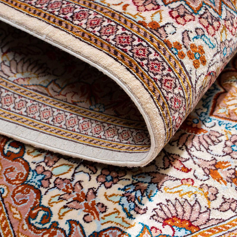 Persisk matta - Ghom - 122 x 78 cm - beige