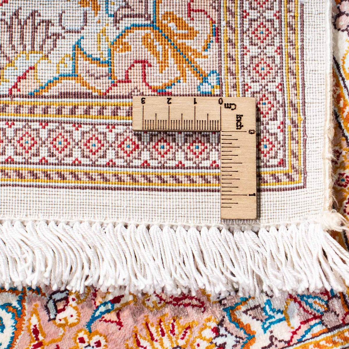 Persisk matta - Ghom - 122 x 78 cm - beige