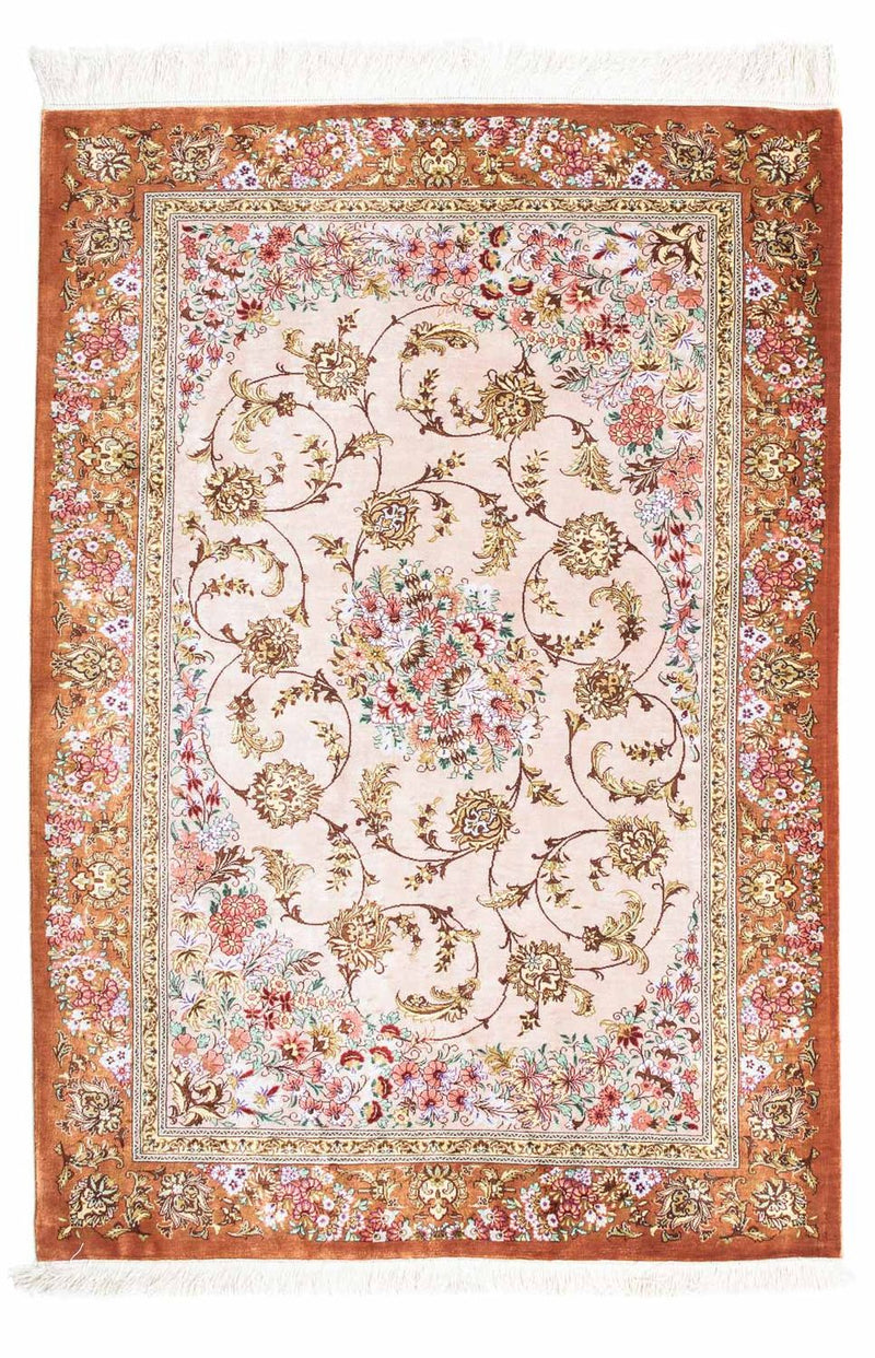 Persisk matta - Ghom - 123 x 80 cm - beige