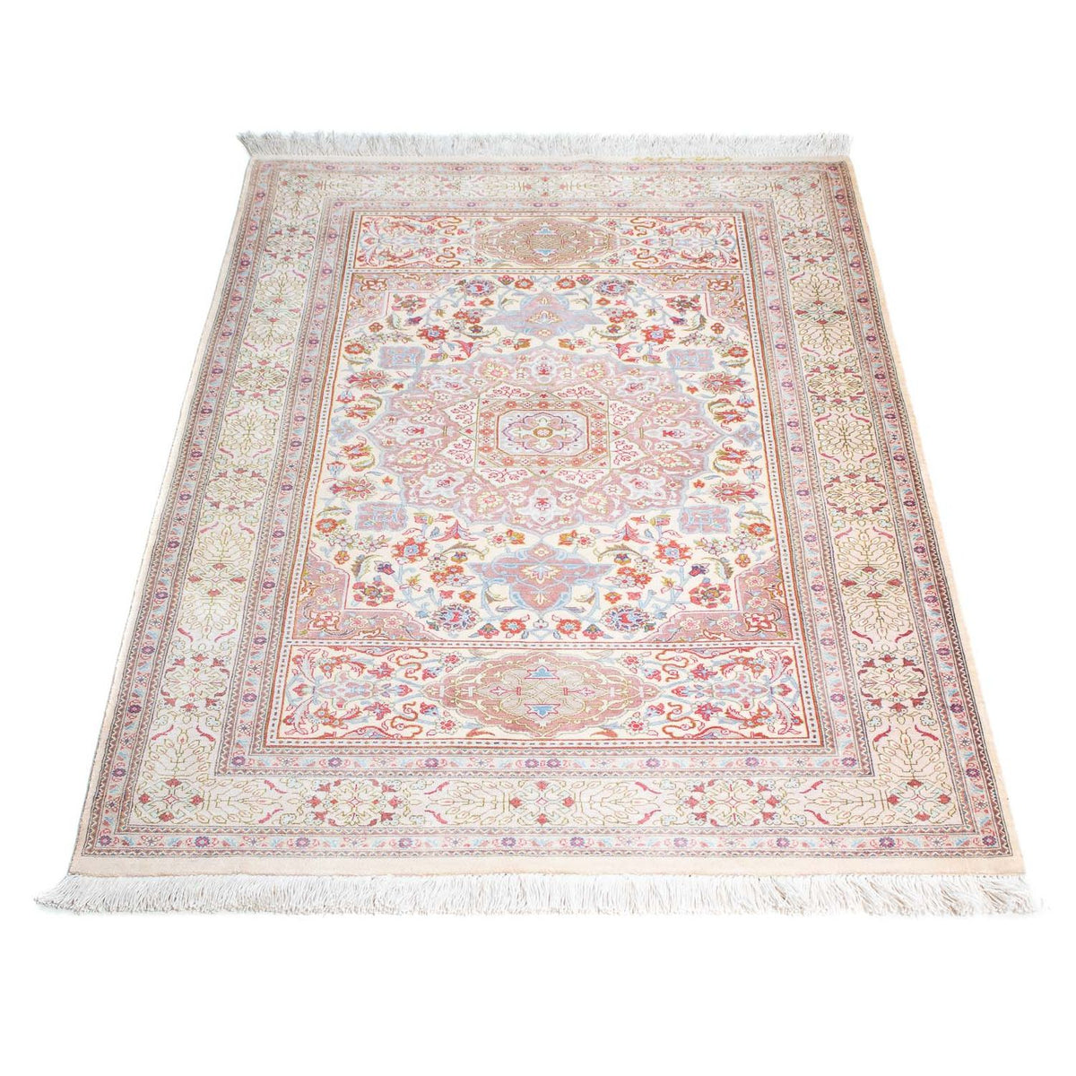 Persisk matta - Ghom - 122 x 75 cm - beige