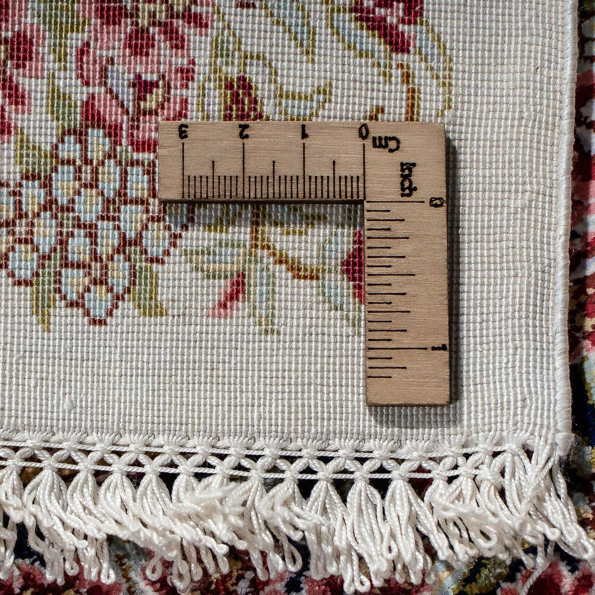 Persisk matta - Ghom - 91 x 59 cm - beige