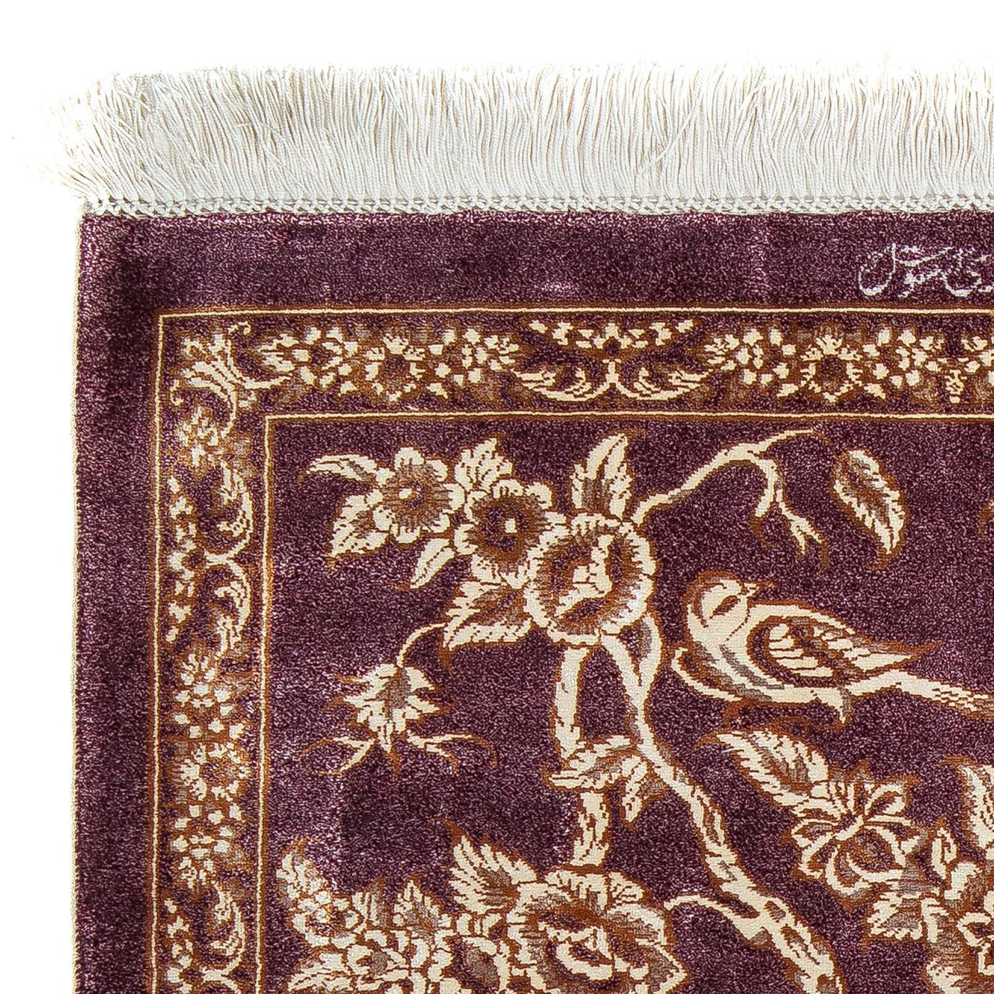 Qom Mattan 87x59cm - Persisk matta