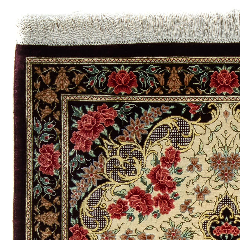 Persisk matta - Ghom - 93 x 60 cm - beige