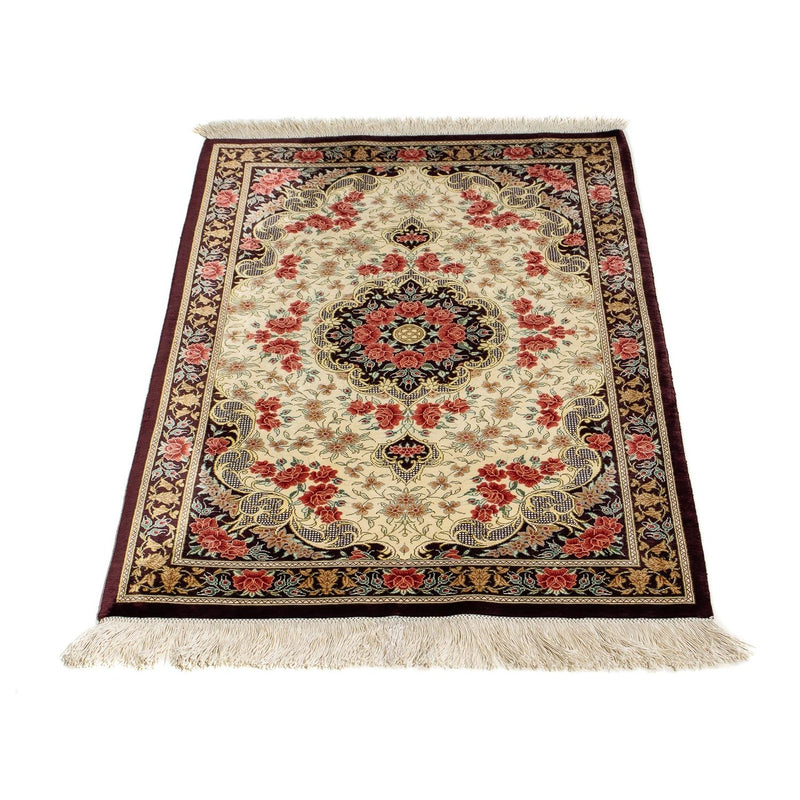 Persisk matta - Ghom - 93 x 60 cm - beige