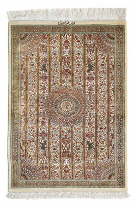 Persisk matta - Ghom - 90 x 59 cm - beige