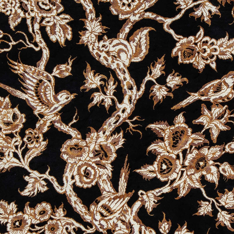 Persisk matta - Ghom - 92 x 58 cm - mörkblå