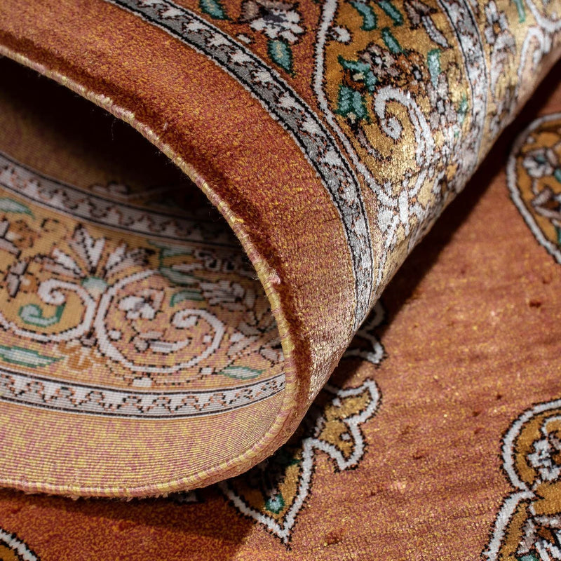 Persisk matta - Ghom - 96 x 59 cm - brun