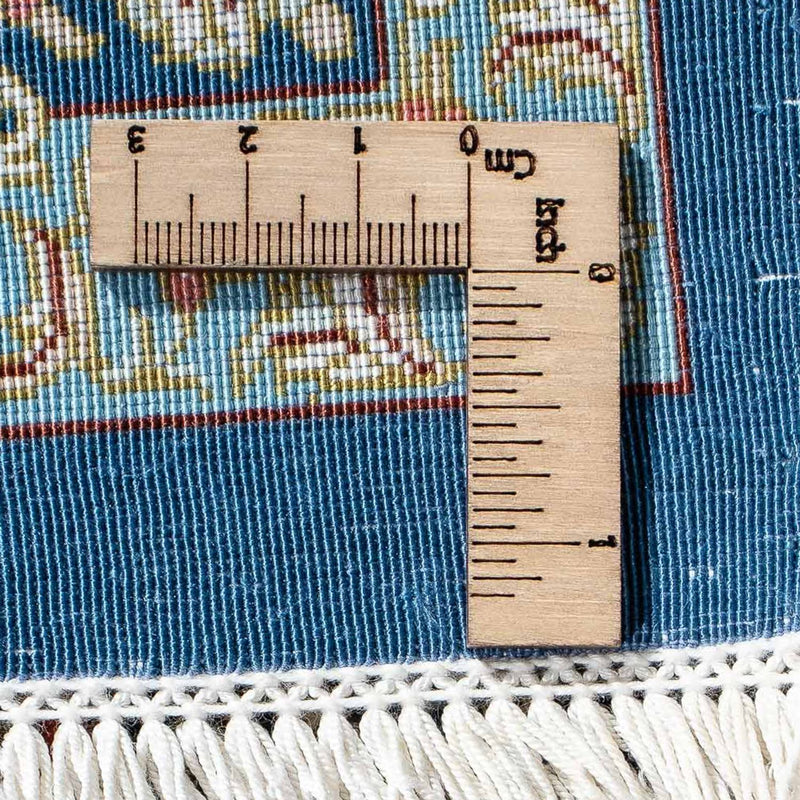 Persisk matta - Ghom - 89 x 59 cm - mörkblå