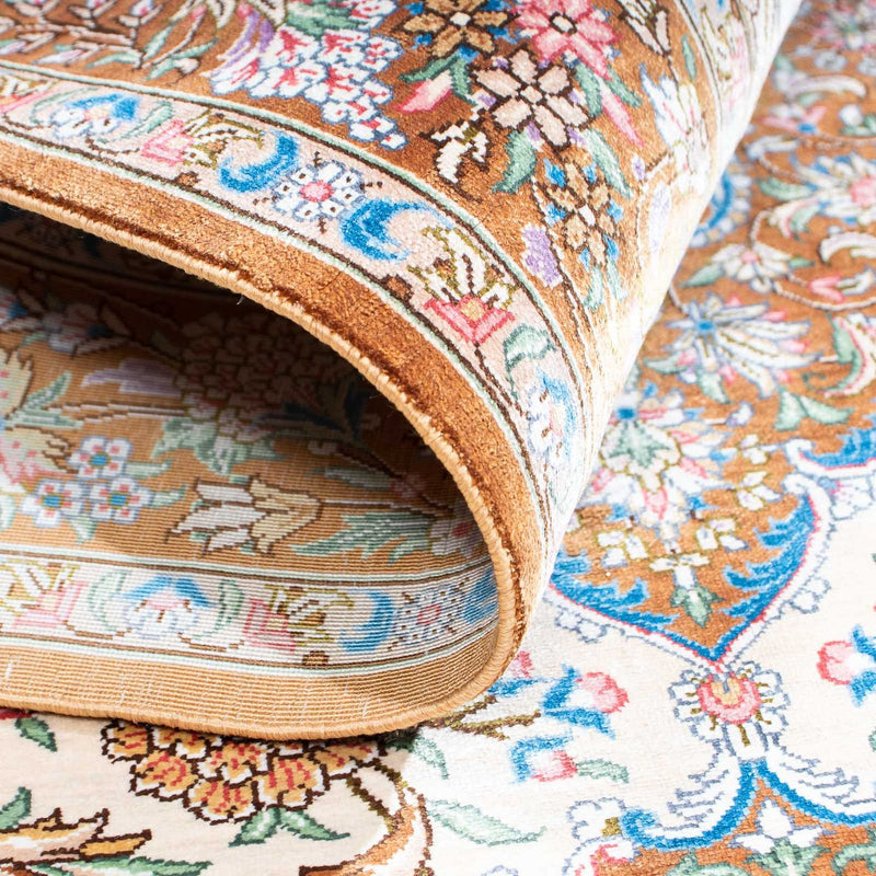 Persisk matta - Ghom - 124 x 79 cm - beige