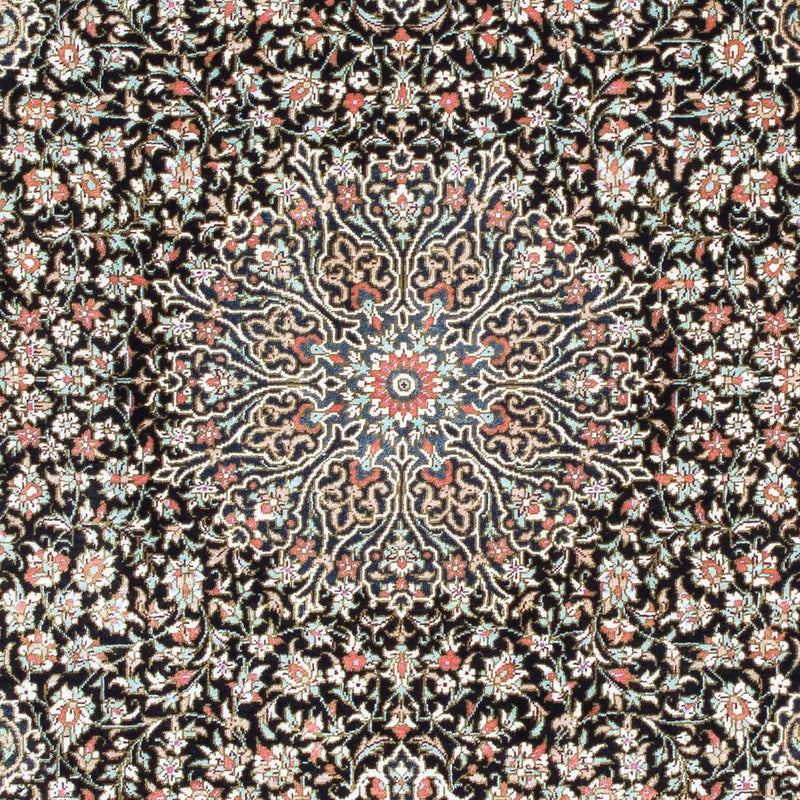 Persisk matta - Ghom - 119 x 79 cm - mörkblå