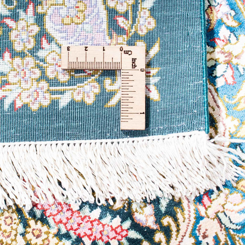 Persisk matta - Ghom - 119 x 81 cm - mörkblå