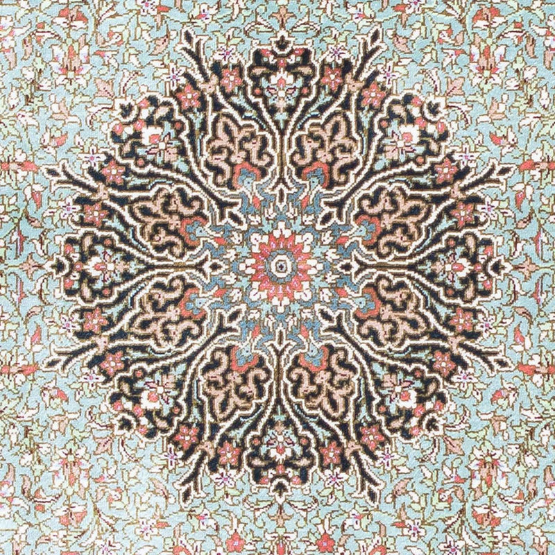 Persisk matta - Ghom - 121 x 77 cm - mörkblå