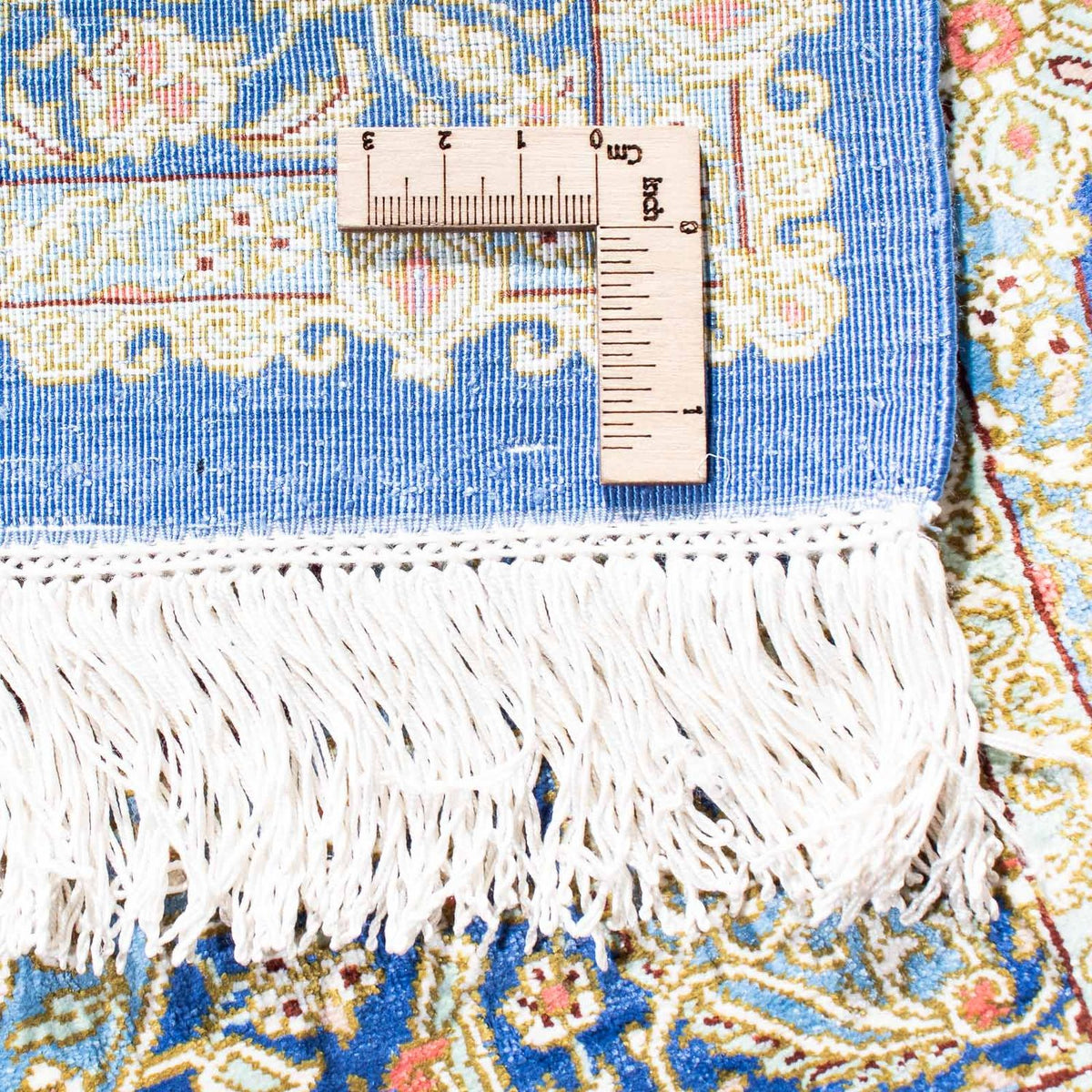 Persisk matta - Ghom - 117 x 78 cm - blå