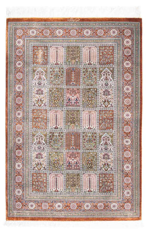 Persisk matta - Ghom - 124 x 82 cm - flerfärgad