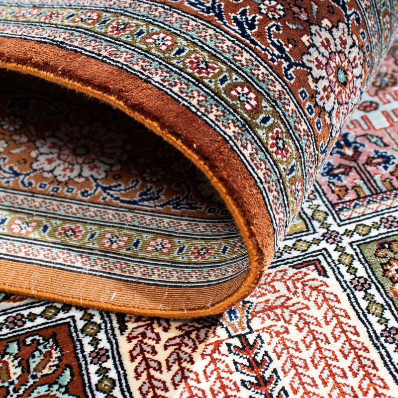 Persisk matta - Ghom - 124 x 82 cm - flerfärgad