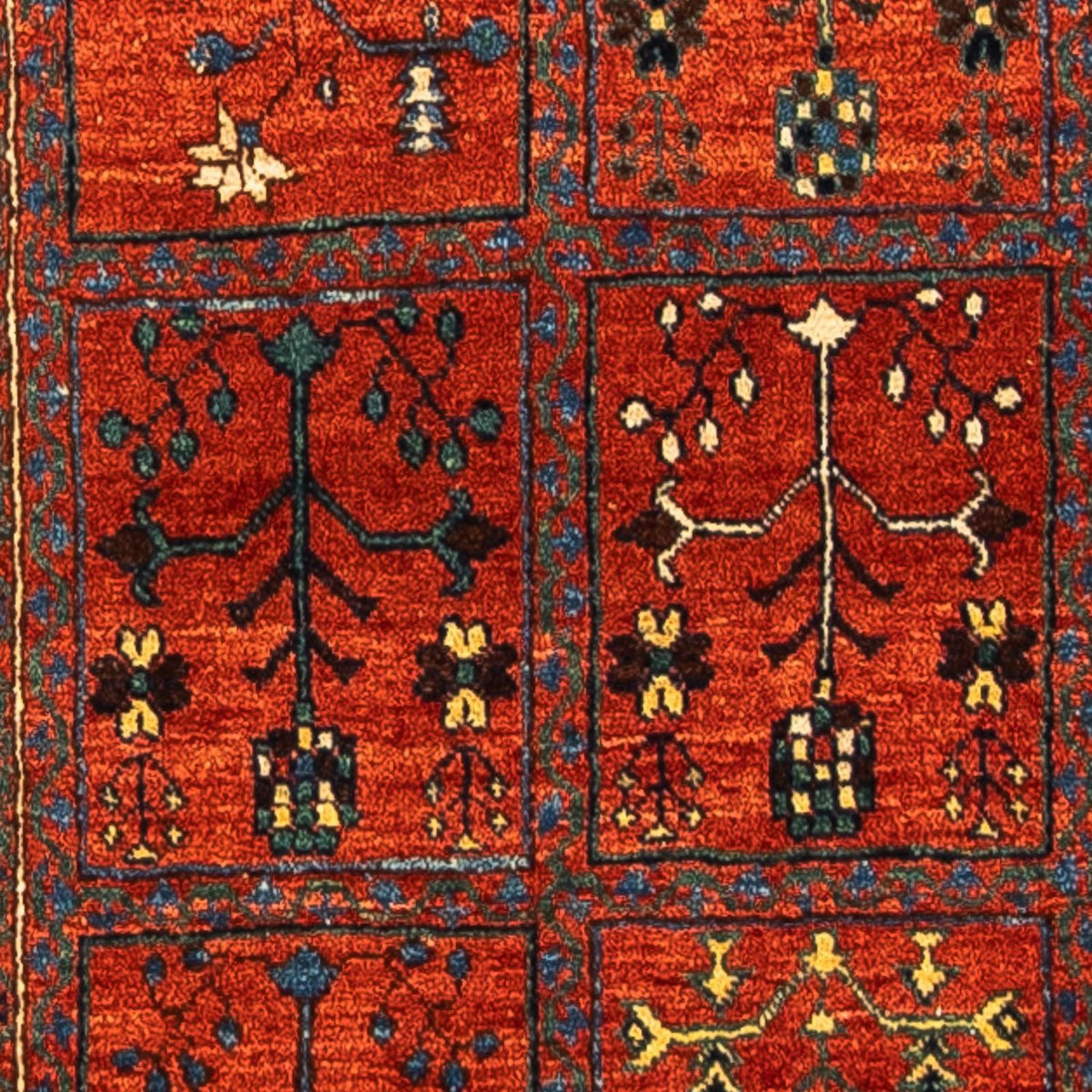 Gabbeh-matta - Kashkuli Persiska - 164 x 81 cm - mörkröd