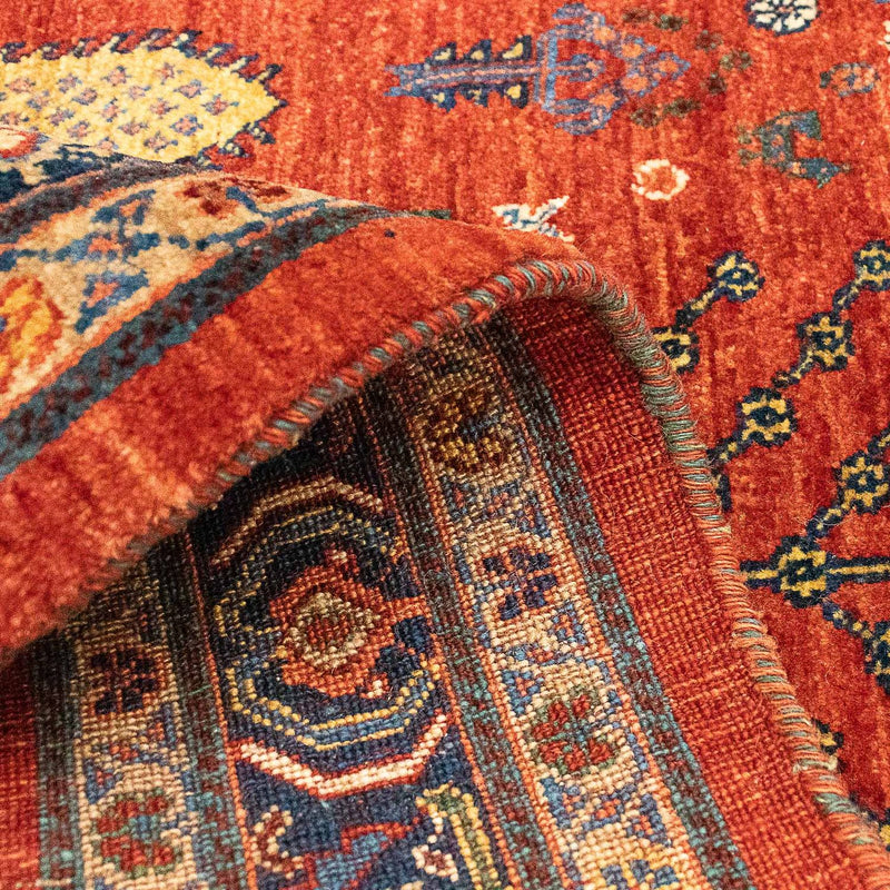 Gabbeh-matta - Kashkuli Persiska - 120 x 85 cm - mörkröd