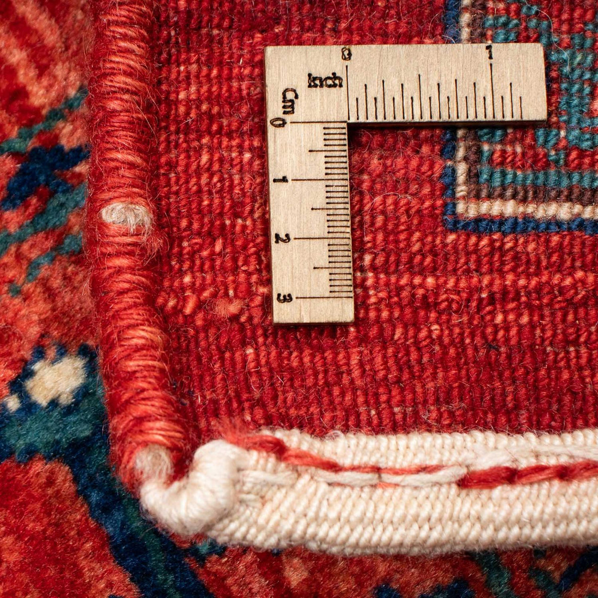 Gabbeh-matta - Kashkuli Persiska - 345 x 260 cm - mörkröd