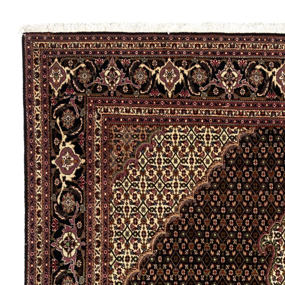 Persisk matta - Tabriz - Royal - 298 x 207 cm - mörkblå