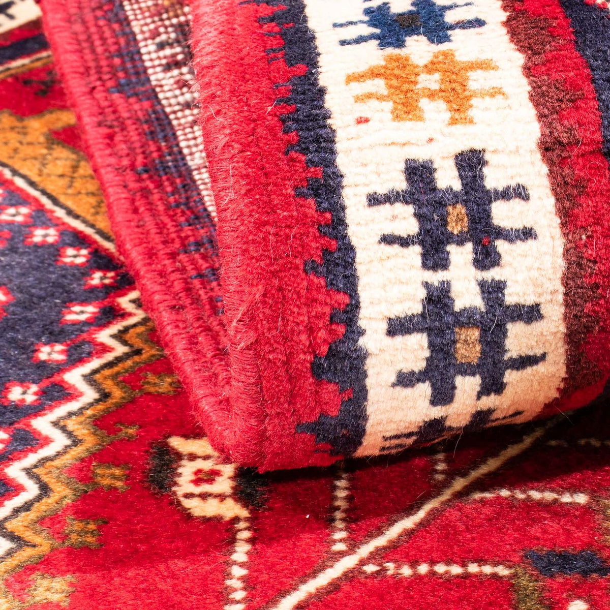 Persisk matta - Nomadic - 153 x 105 cm - mörkröd