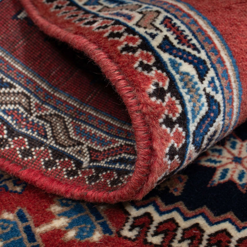 Runner Persisk matta - Nomadic - 148 x 59 cm - mörkröd