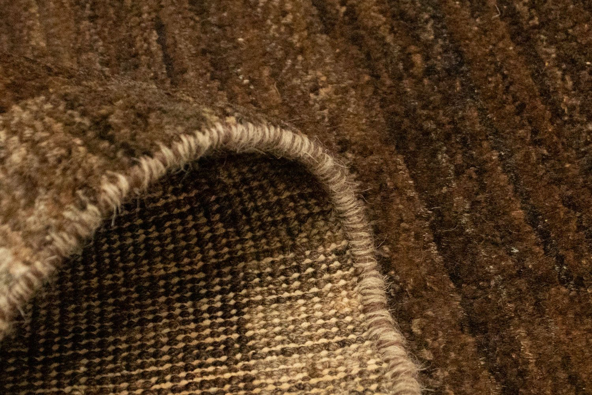 Gabbeh-matta - Indus - 93 x 60 cm - mörkbrun