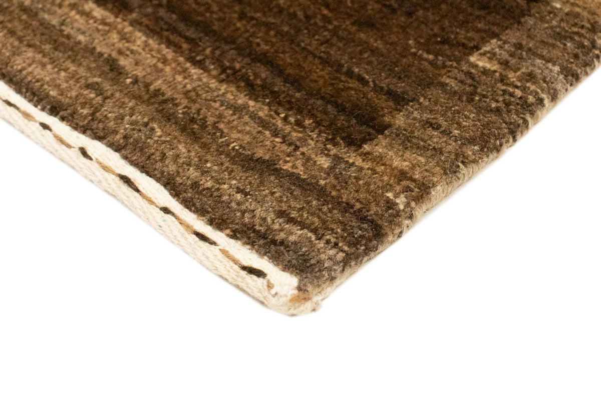 Gabbeh-matta - Indus - 88 x 58 cm - mörkbrun