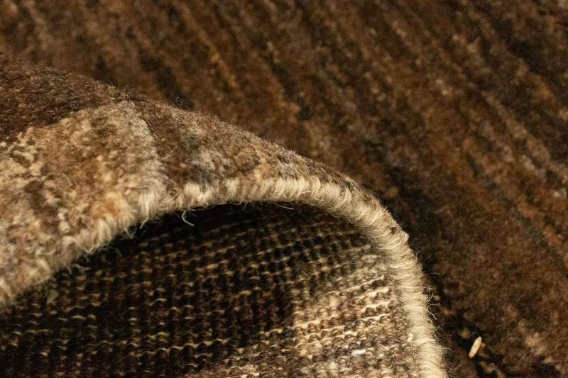 Gabbeh-matta - Indus - 88 x 58 cm - mörkbrun