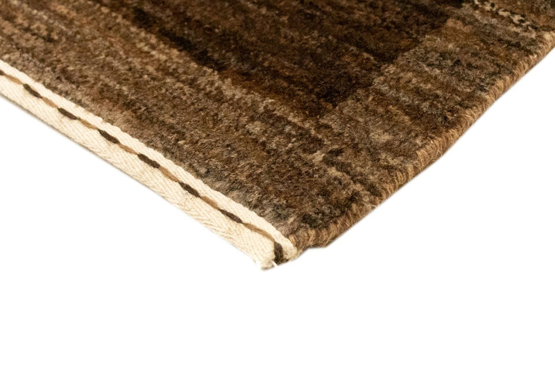 Gabbeh-matta - Indus - 90 x 58 cm - mörkbrun