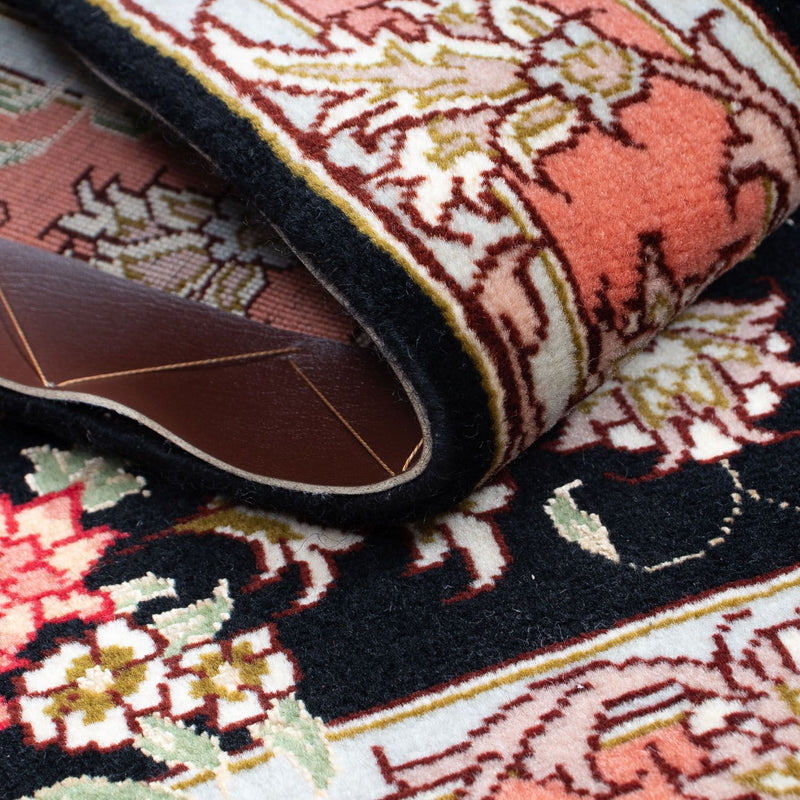 Persisk matta - Tabriz - Royal - 90 x 60 cm - mörkblå