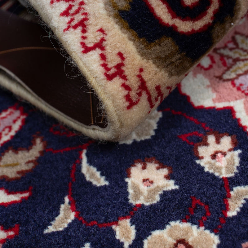 Persisk matta - Tabriz - Royal - 90 x 60 cm - mörkblå