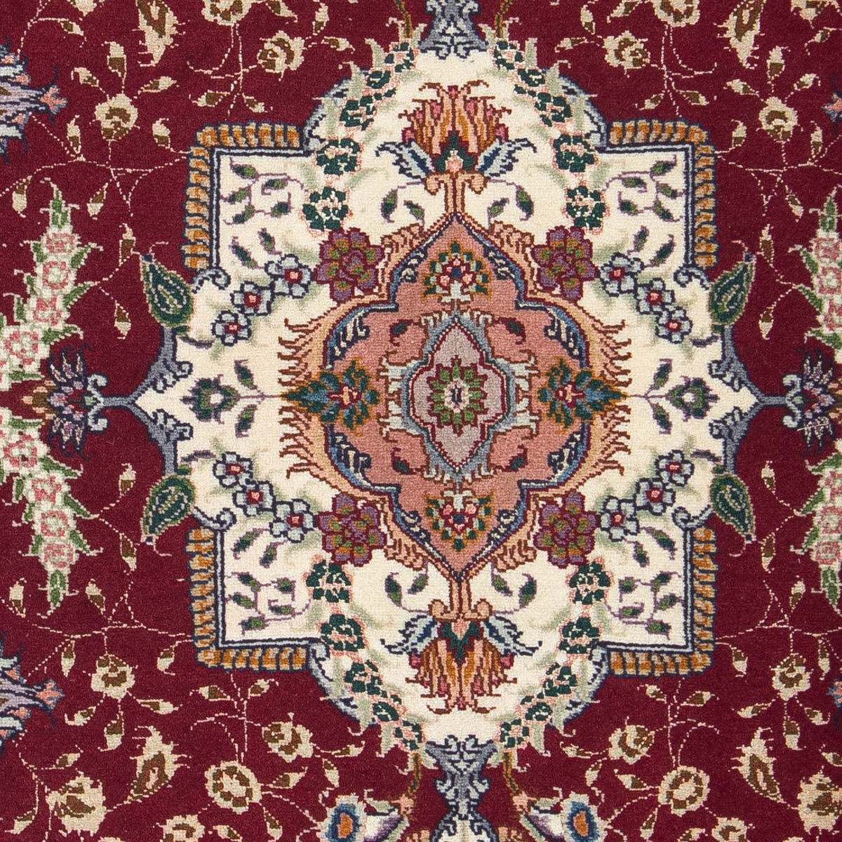 Persisk matta - Tabriz - Royal - 93 x 63 cm - röd