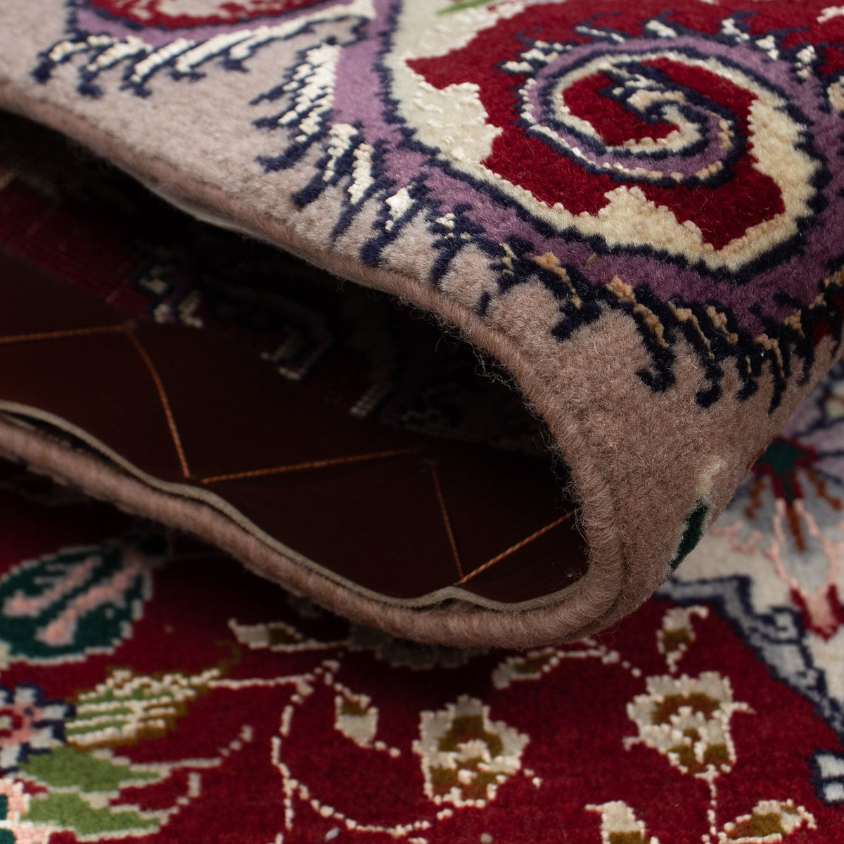 Persisk matta - Tabriz - Royal - 93 x 63 cm - röd