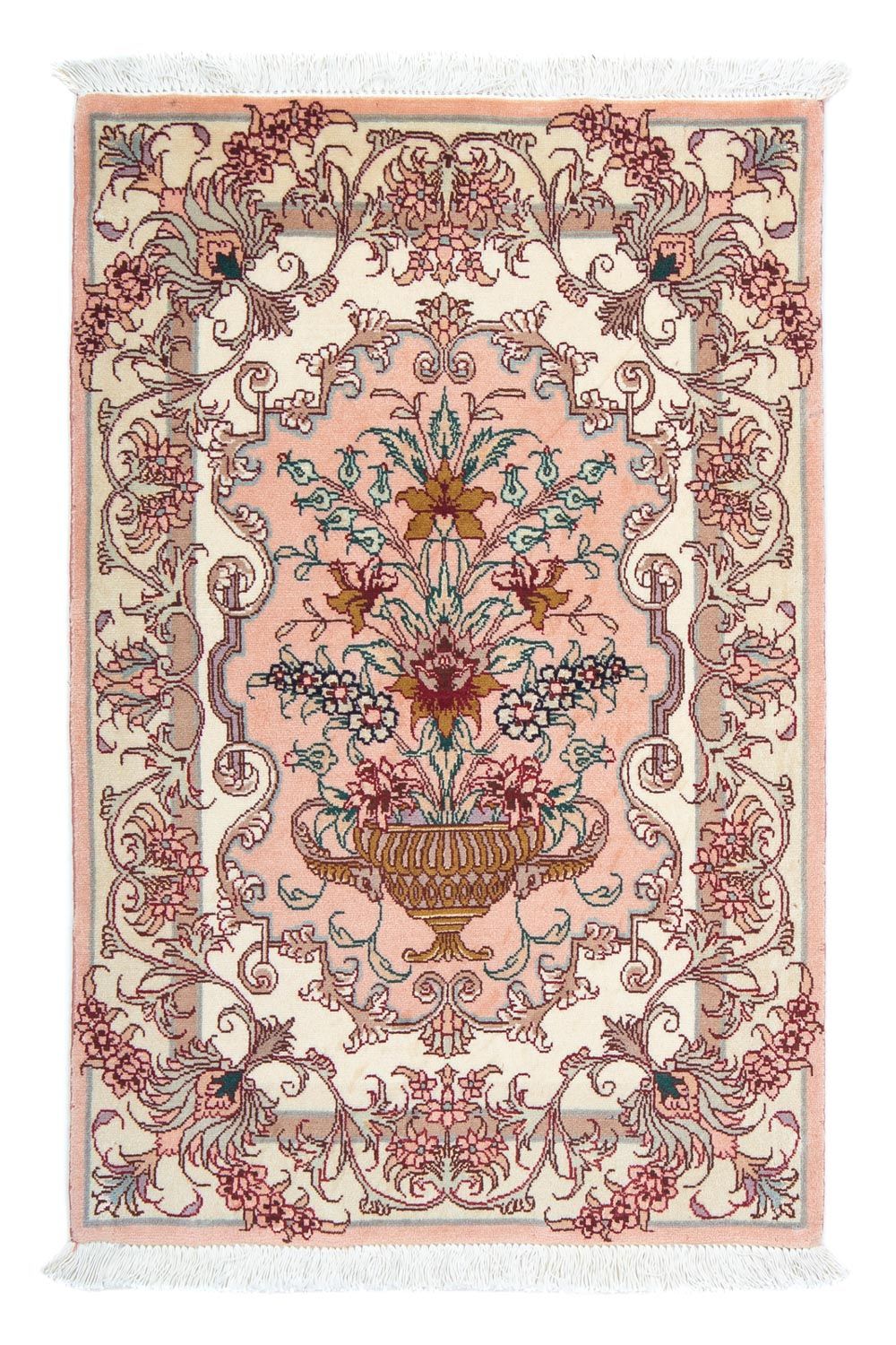 Persisk matta - Tabriz - Royal - 90 x 60 cm - beige