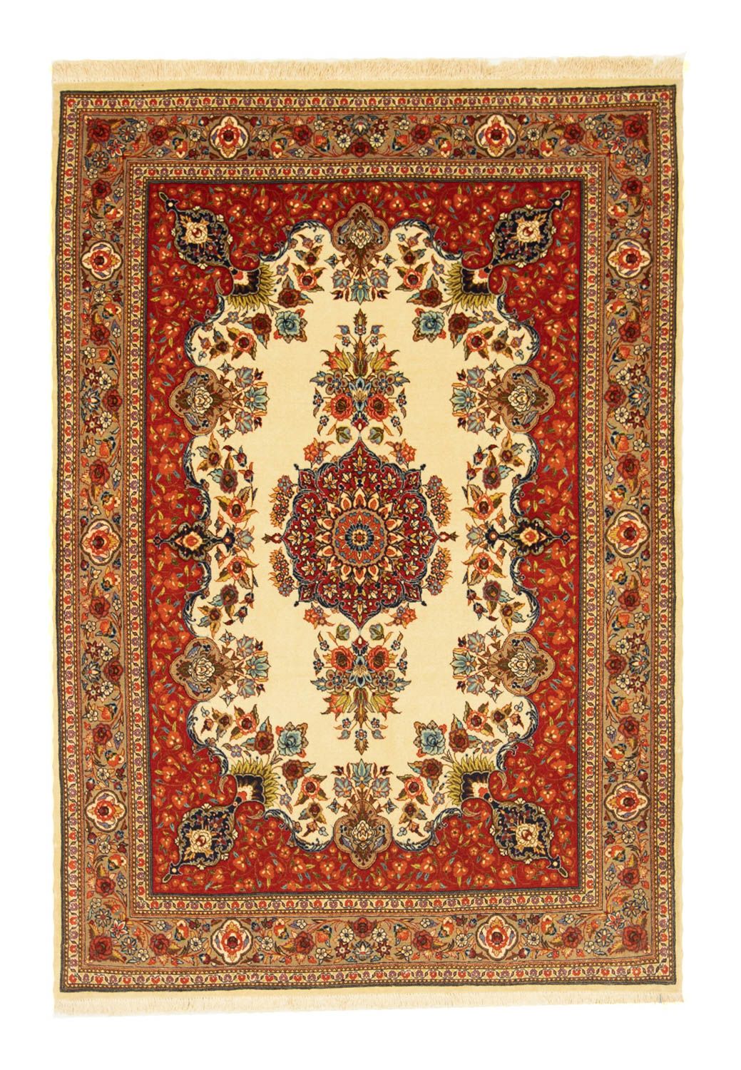 Persisk matta - Ghom - 151 x 105 cm - beige
