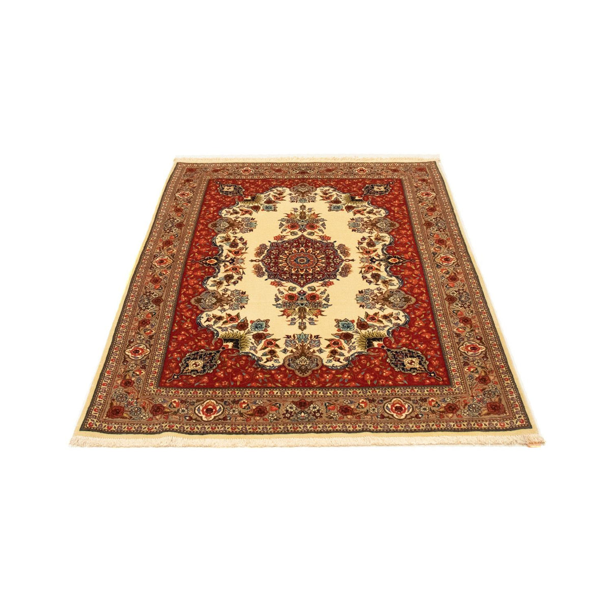 Persisk matta - Ghom - 151 x 105 cm - beige